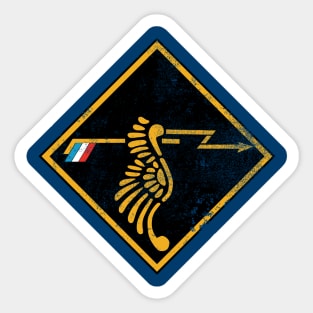 Polish 308 Fighter Squadron Patch (distressed) Sticker